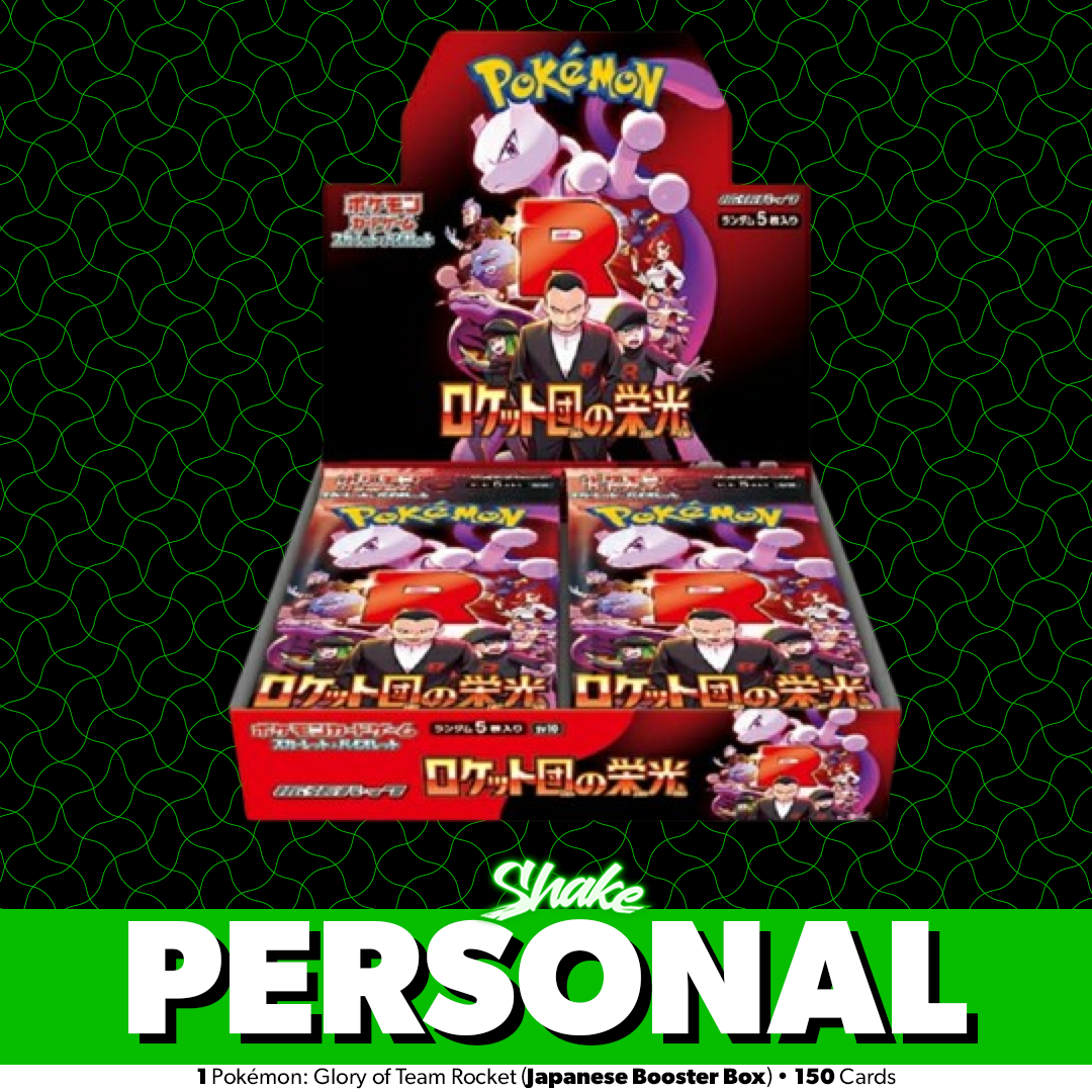 Pokémon: Glory of Team Rocket (Japanese Booster Box) (1-Booster Box Personal)