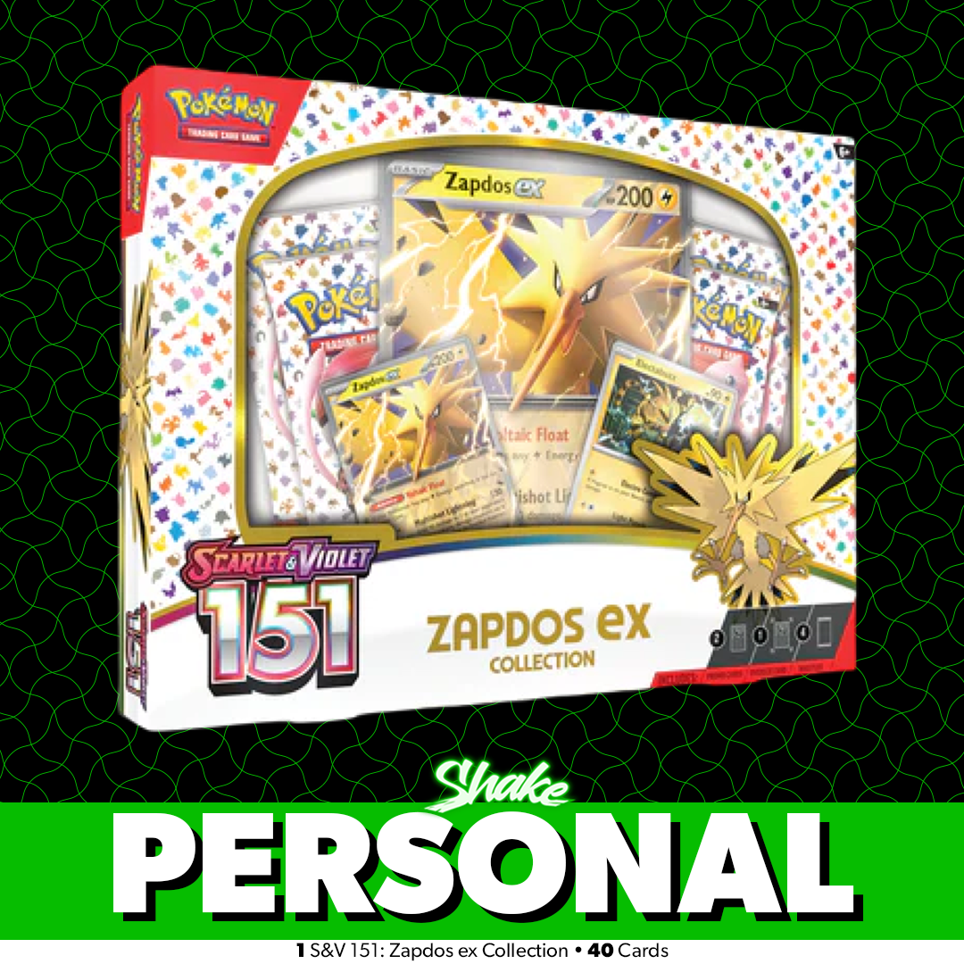 Pokémon: 151 (Zapdos ex Collection) (1-Box Personal)
