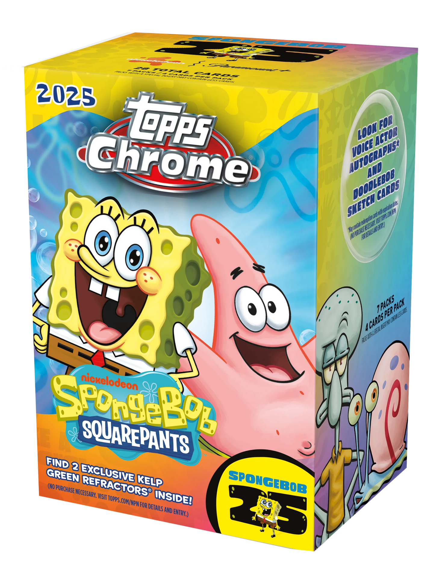2025 Topps Chrome: SpongeBob 25th Anniversary // Blaster Box