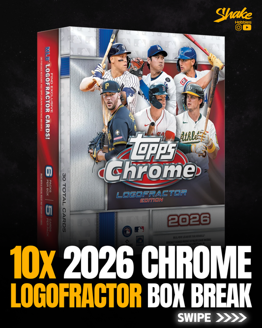 SH-2076 | 10x Topps Chrome ⚾ [LOGOFRACTOR]