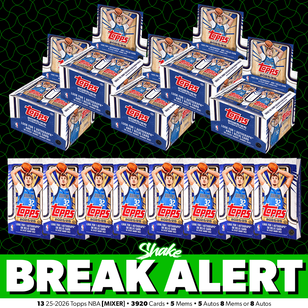 SH-1912| 8x 25-2026 Topps NBA 🏀 [HOBBY] + 5x [JUMBO]
