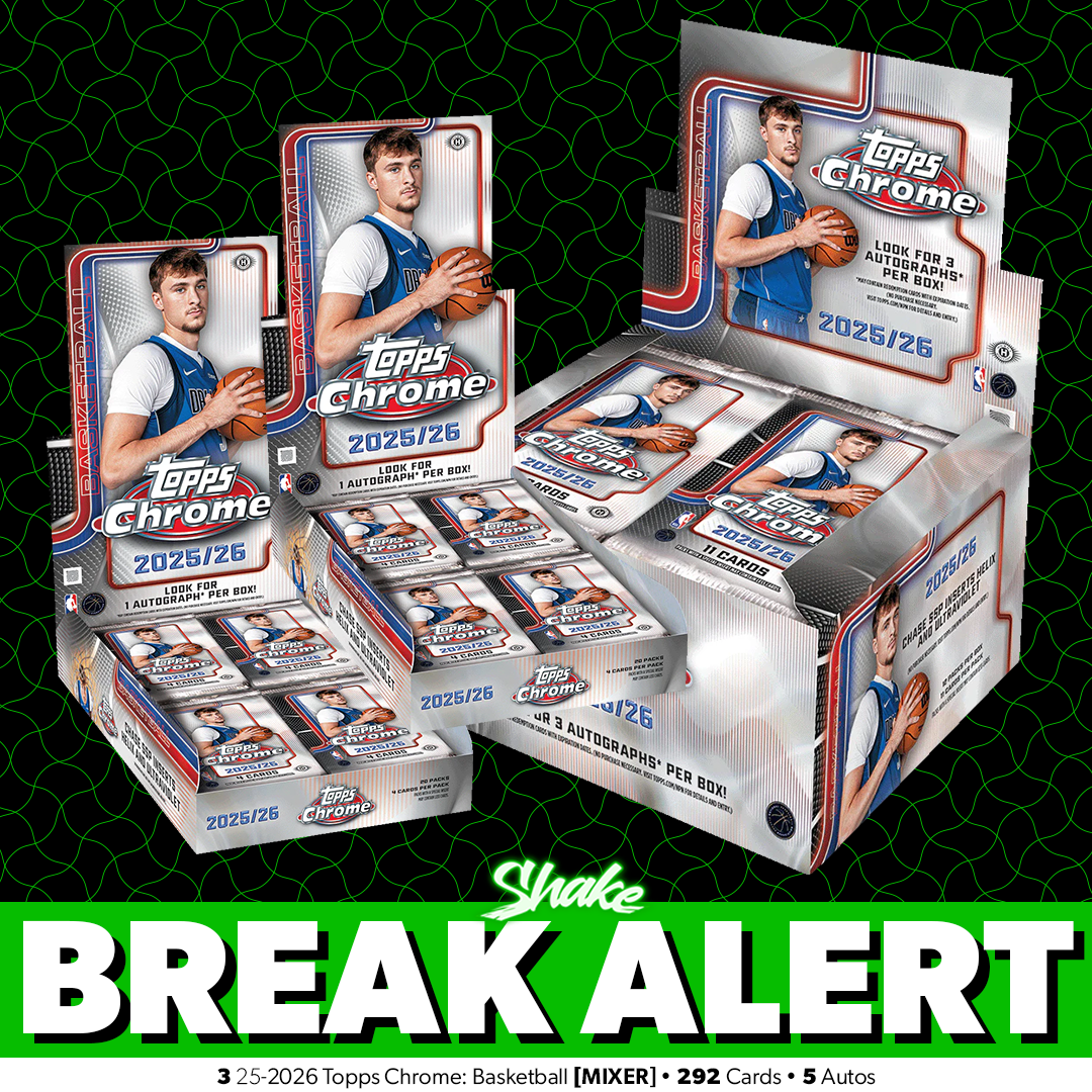 SH-1943 | 3x 25-2026 Topps Chrome 🏀 [MIXER]