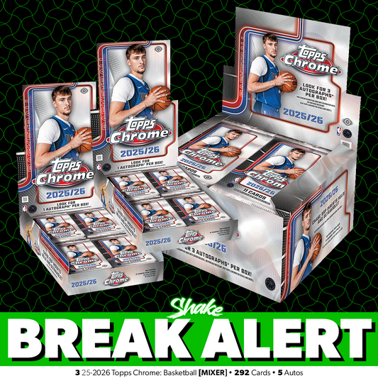 SH-1943 | 3x 25-2026 Topps Chrome 🏀 [MIXER]