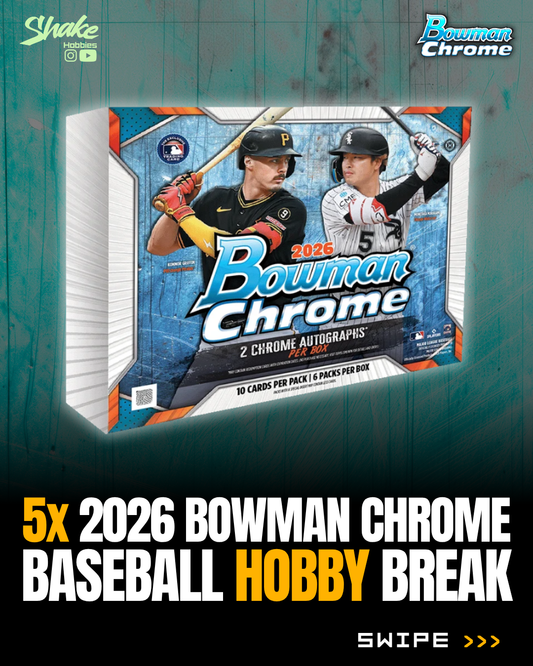 SH-2095 | 5x Bowman Chrome ⚾ [HOBBY]