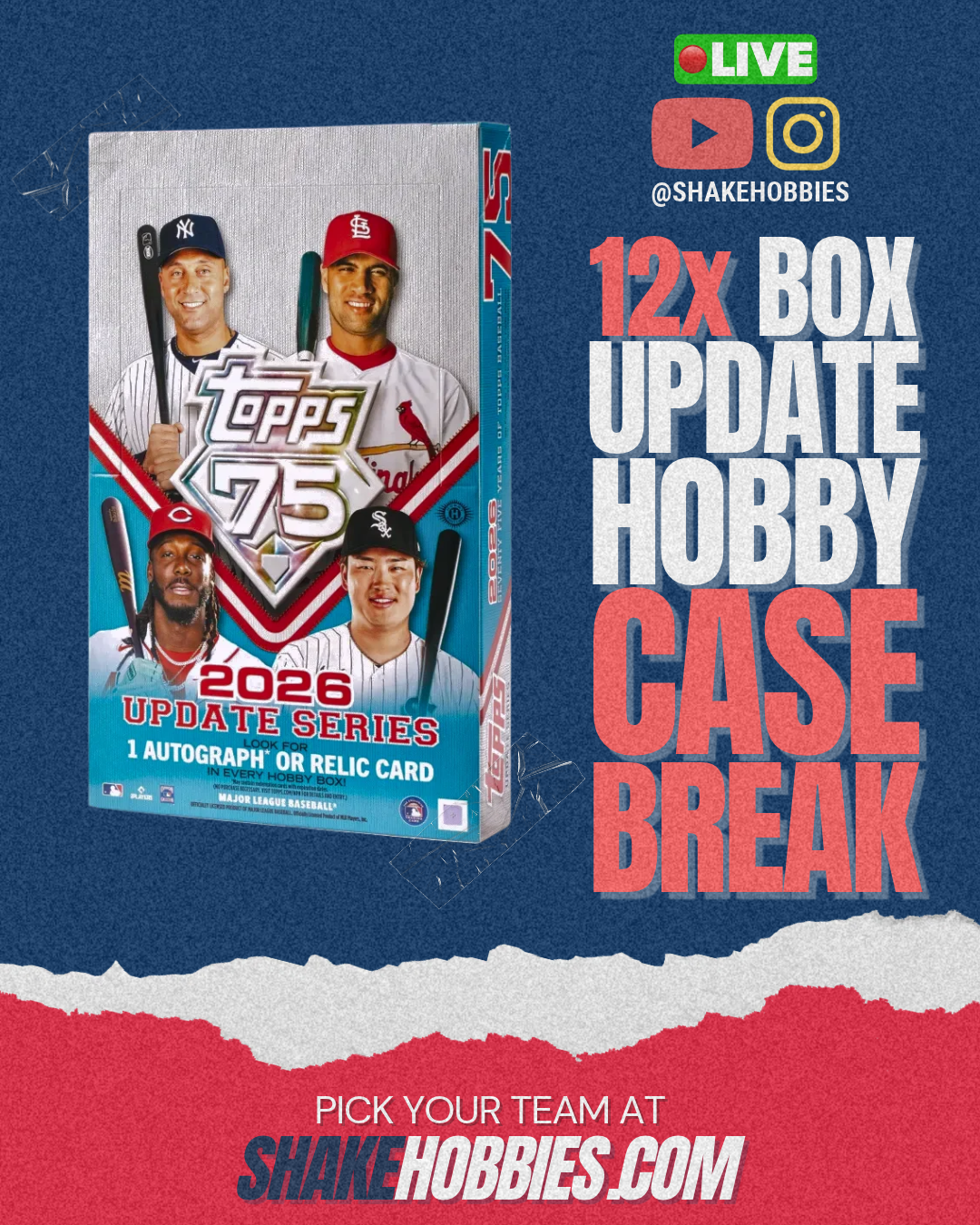 SH-3013 | 12x Update Baseball ⚾ [HOBBY] // Case-Break