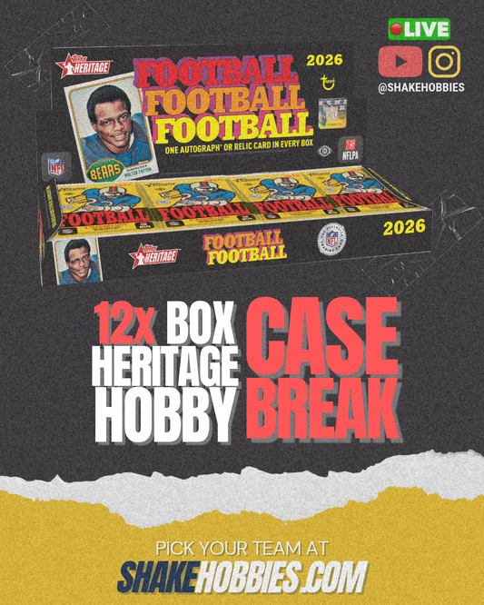 SH-3014 | 12x 2026 HERITAGE Football 🏈 [HOBBY] // Case-Break