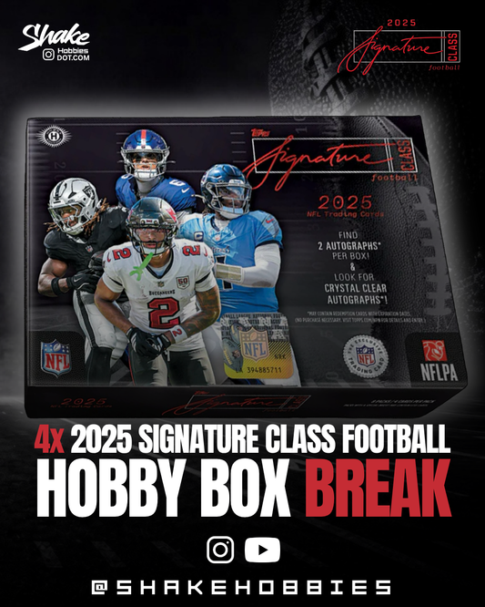 SH-2034 | 4x 2025 Topps Signature Class 🏈 [HOBBY]