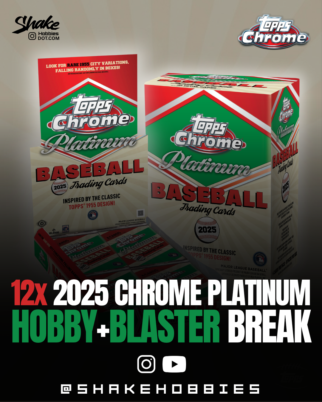 SH-2037 | 12x 2025 Chrome Platinum ⚾ [MIXER]