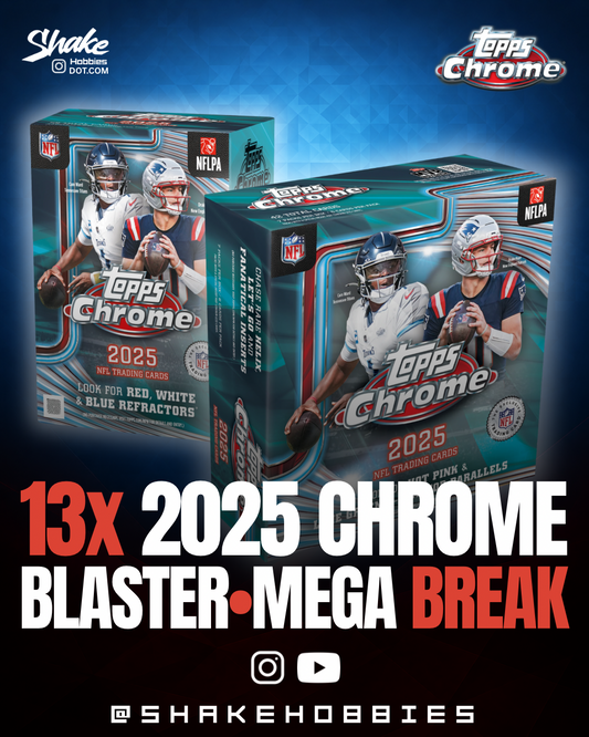 SH-2036 | 13x 2025 Topps Chrome 🏈 [MIXER]