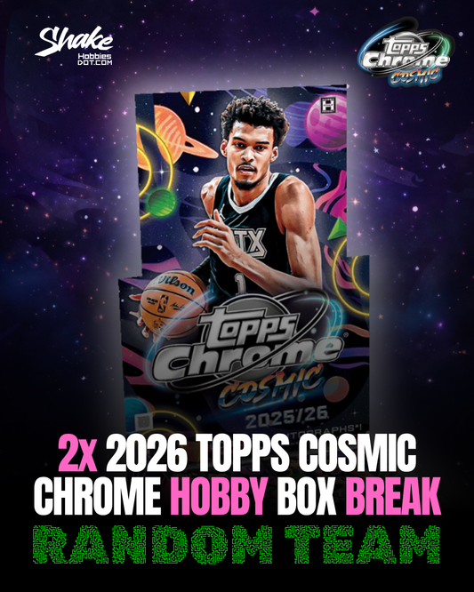 SH-2024 | 2x 25-2026 Cosmic Chrome 🏀 [HOBBY // RANDOM TEAM]