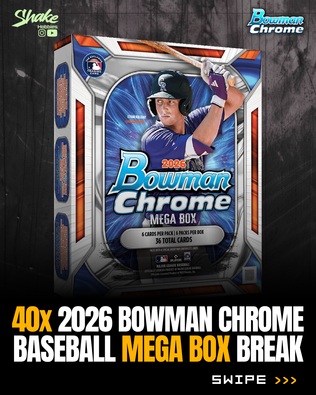 SH-3001 | 40x Bowman Chrome ⚾ [MEGAS]