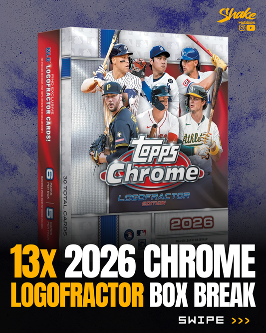 SH-2085 | 13x Topps Chrome ⚾ [LOGOFRACTOR]