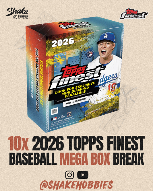 SH-2043 | 10x 2026 Topps Finest ⚾ [MEGAS]