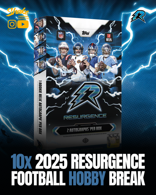 SH-2055 | 10x 2025 Topps Resurgence 🏈 [HOBBY]