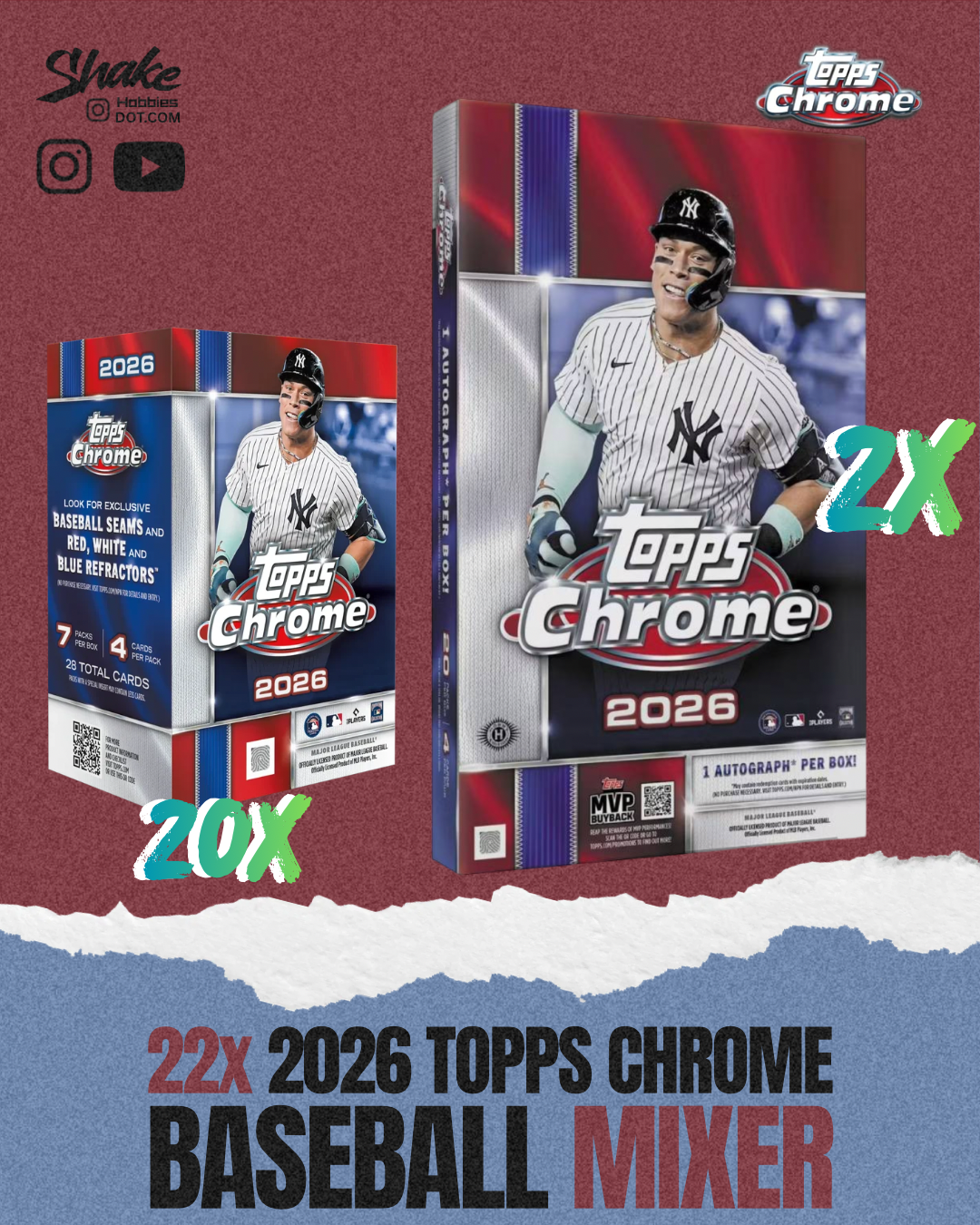 SH-2053 | 22x Topps Chrome ⚾ [MIXER]