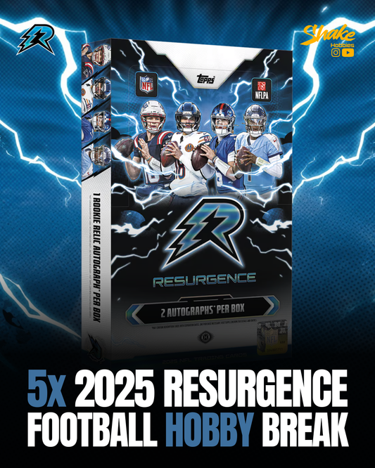 SH-2056 | 5x 2025 Topps Resurgence 🏈 [HOBBY]