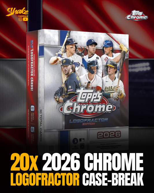 SH-2064 | 20x Topps Chrome LOGOFRACTOR ⚾ [Case-Break]