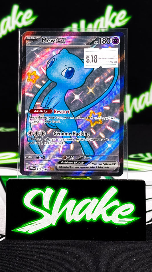 Mew ex | SV: Paldean Fates | 216/091 | Holofoil | Shiny Ultra Rare