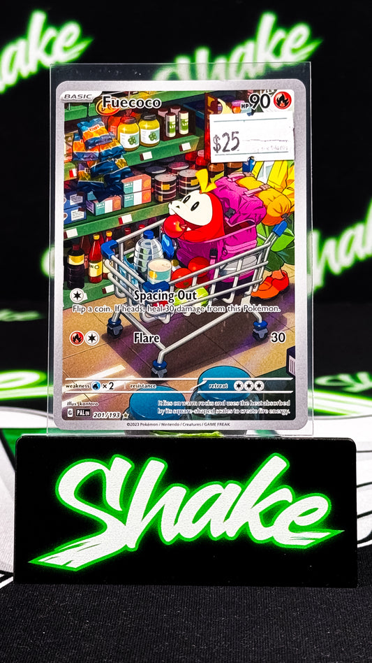 Fuecoco | SV02: Paldea Evolved | 201/193 | Holofoil | Illustration Rare