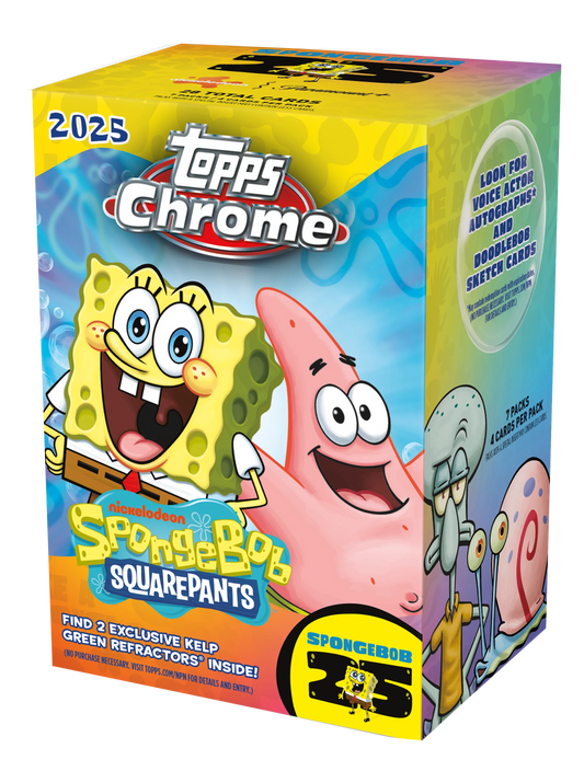 2025 Topps Chrome: SpongeBob 25th Anniversary // Blaster Box