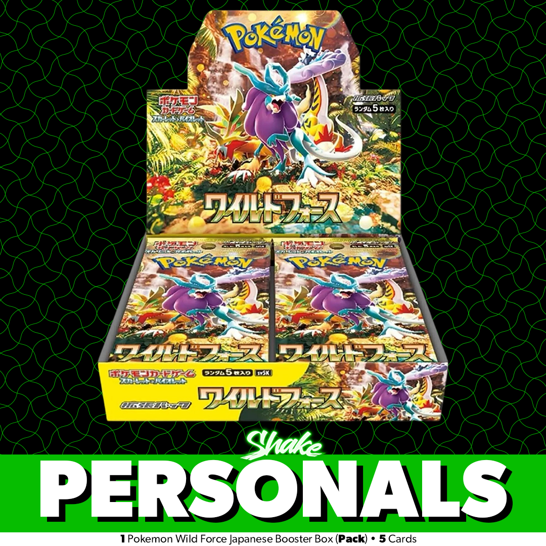 Pokémon Wild Force Japanese Booster Box (1-Pack Personal)