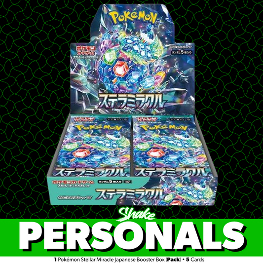 Pokemon Stellar Miracle Japanese Booster Box (1-Pack Personal)