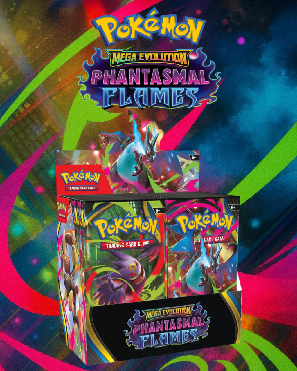 SH-1947 | 1x Pokemon: Mega Evolution // Phantasmal Flames [Booster Box]
