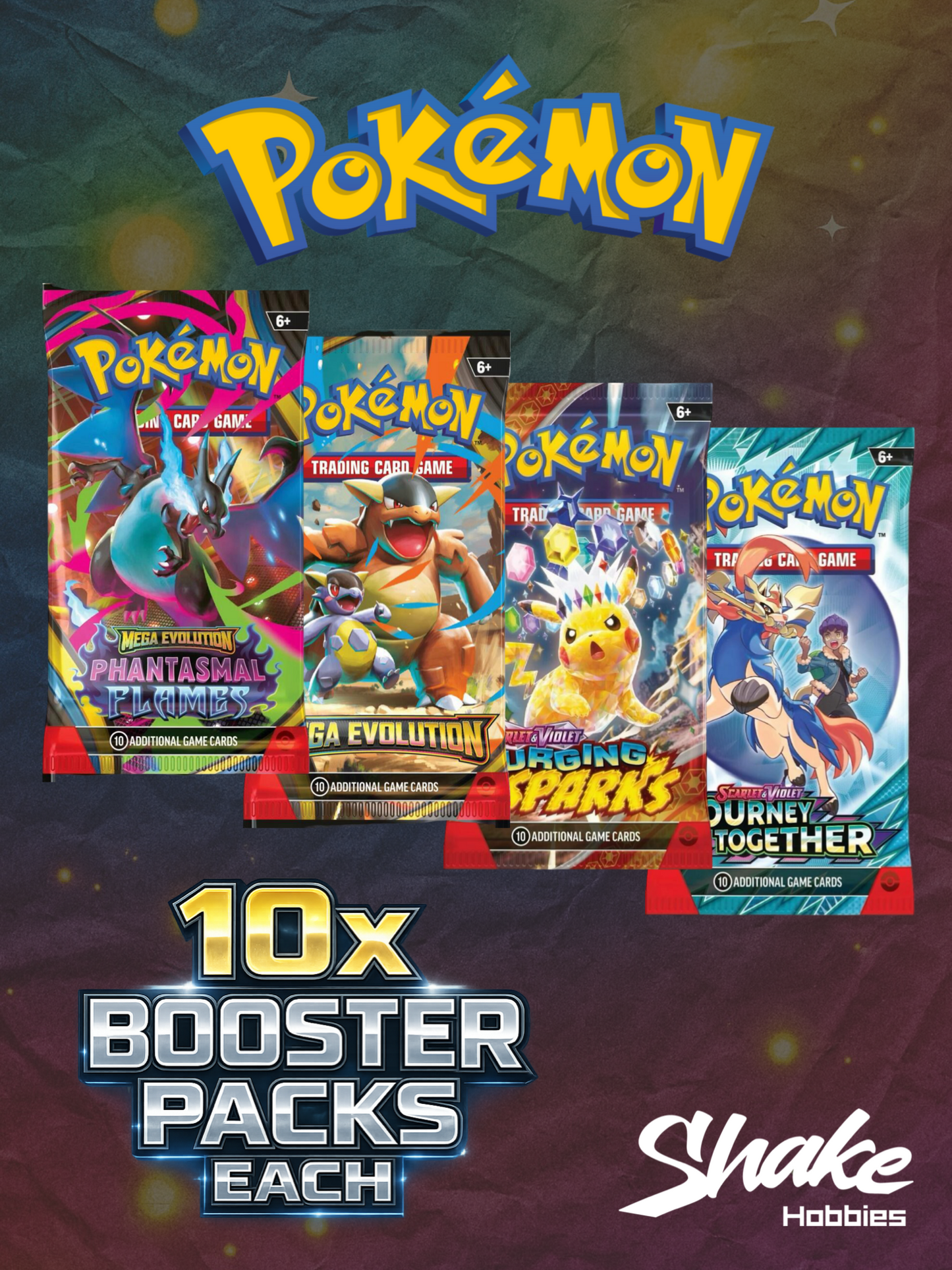 #SH-1991 | 40x Pokemon Booster Packs [MIXER]