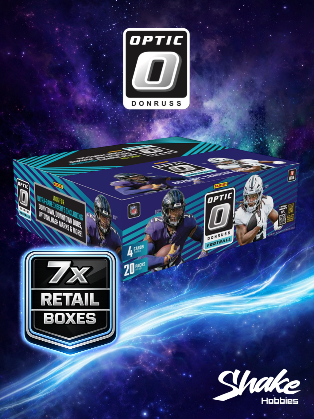 SH-1985 | 7x 2025 Optic 🏈 [RETAIL DISPLAY BOXES]