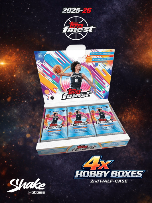 SH-1993 | 4x 25-2026 Topps Finest 🏀 [HOBBY] 2nd HALF-CASE